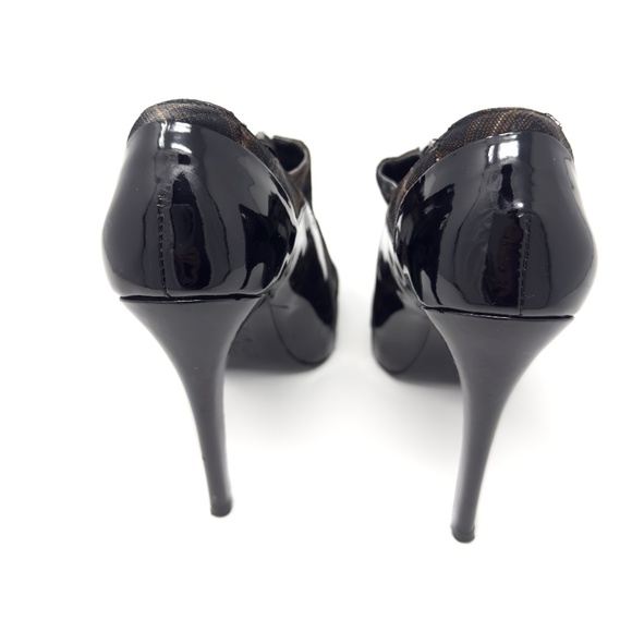 ALDO Patent Leather and Plaid Platform Booties - Picture 3 of 7